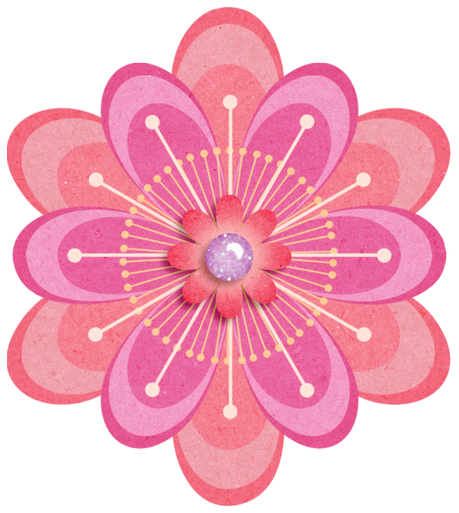  fl ers f. Flower clipart embroidery