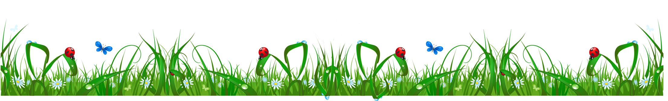 Lawn cute pencil and. Grass clipart ladybug