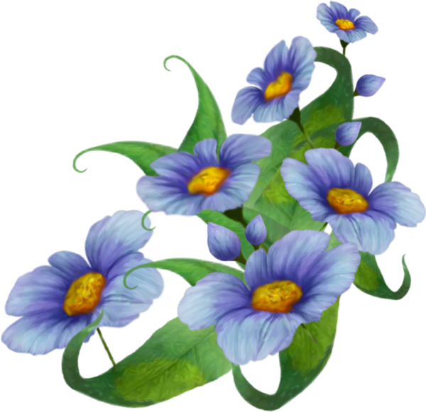 clipart flowers larkspur