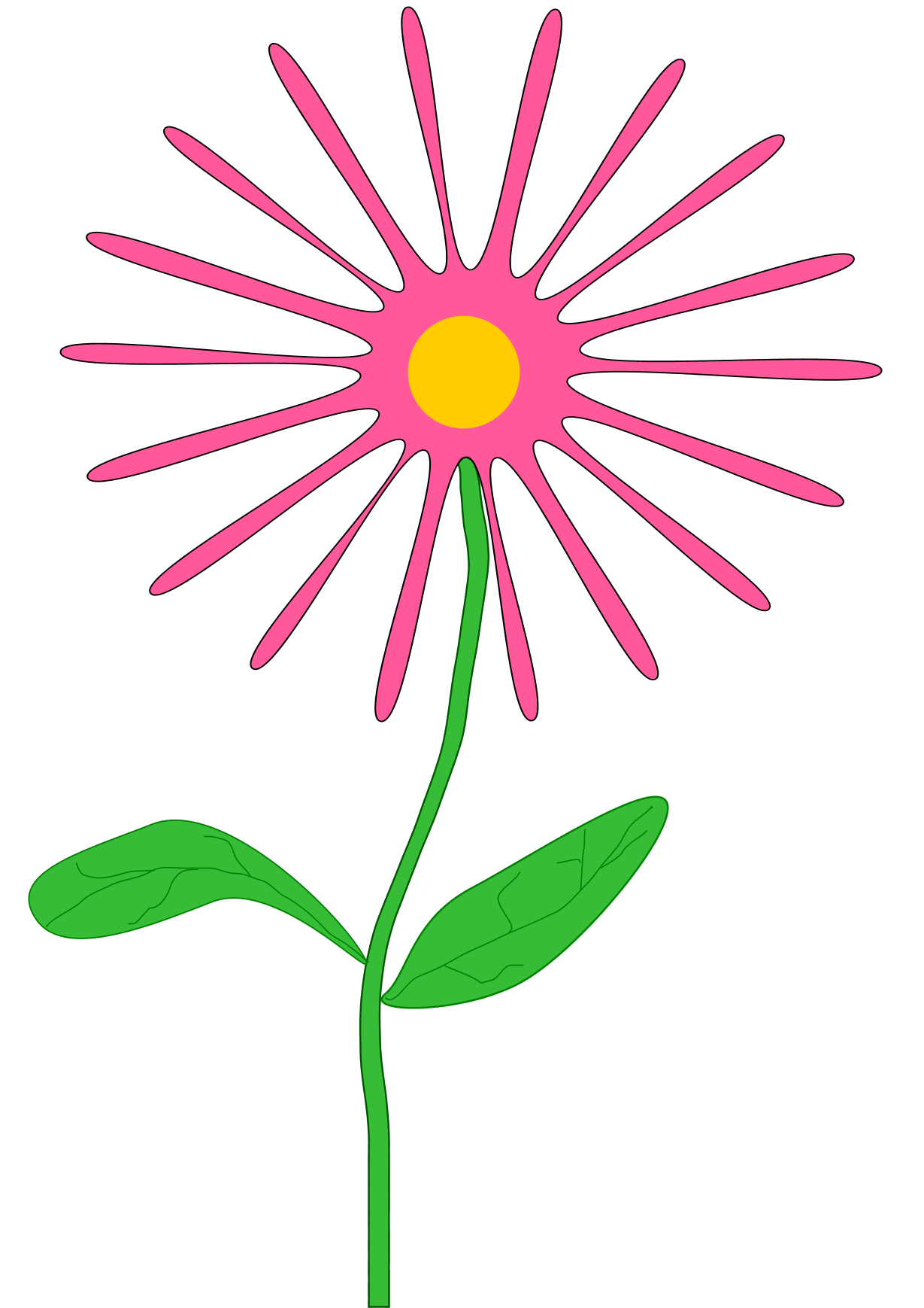 clipart flowers music
