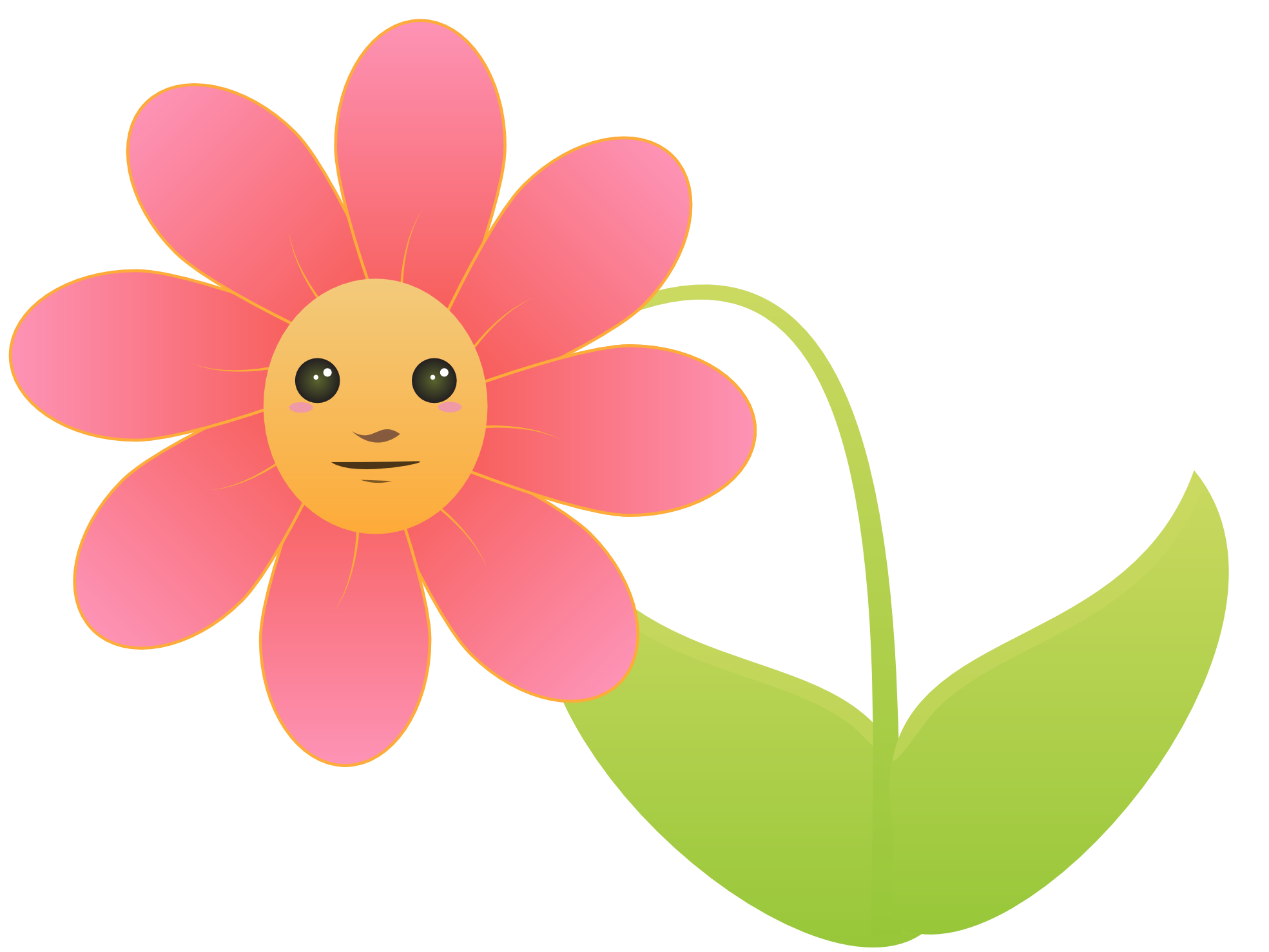 Clipart smile flower. Clipartist net clip art