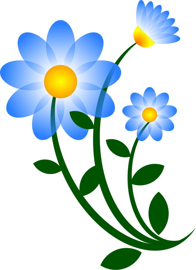 clipart flowers vector