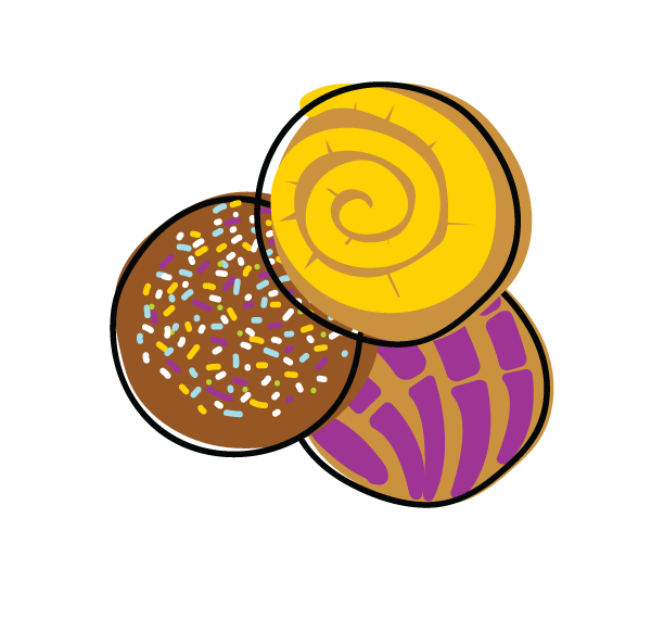 foods clipart circle