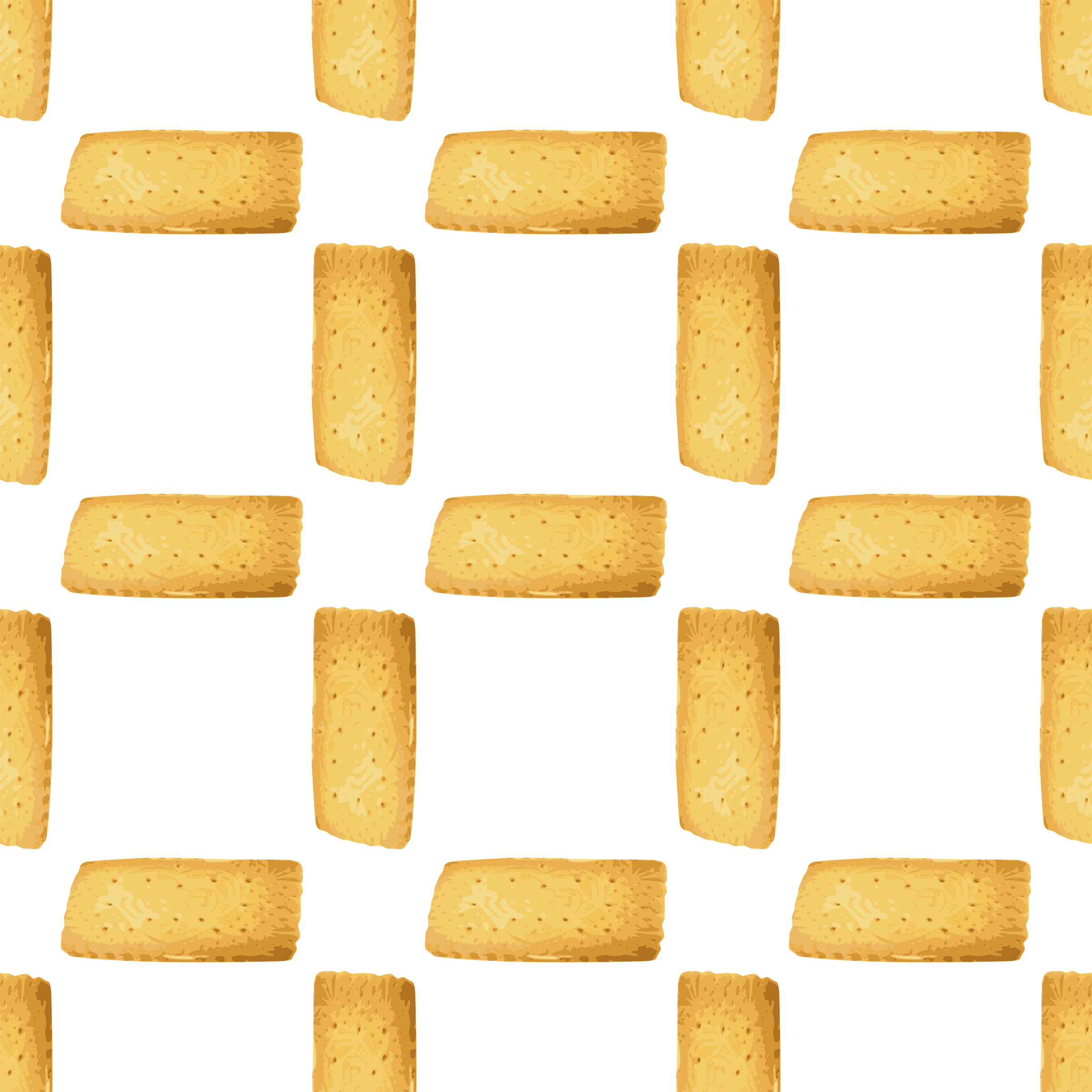 Biscuit seamless pattern big. Clipart food cracker