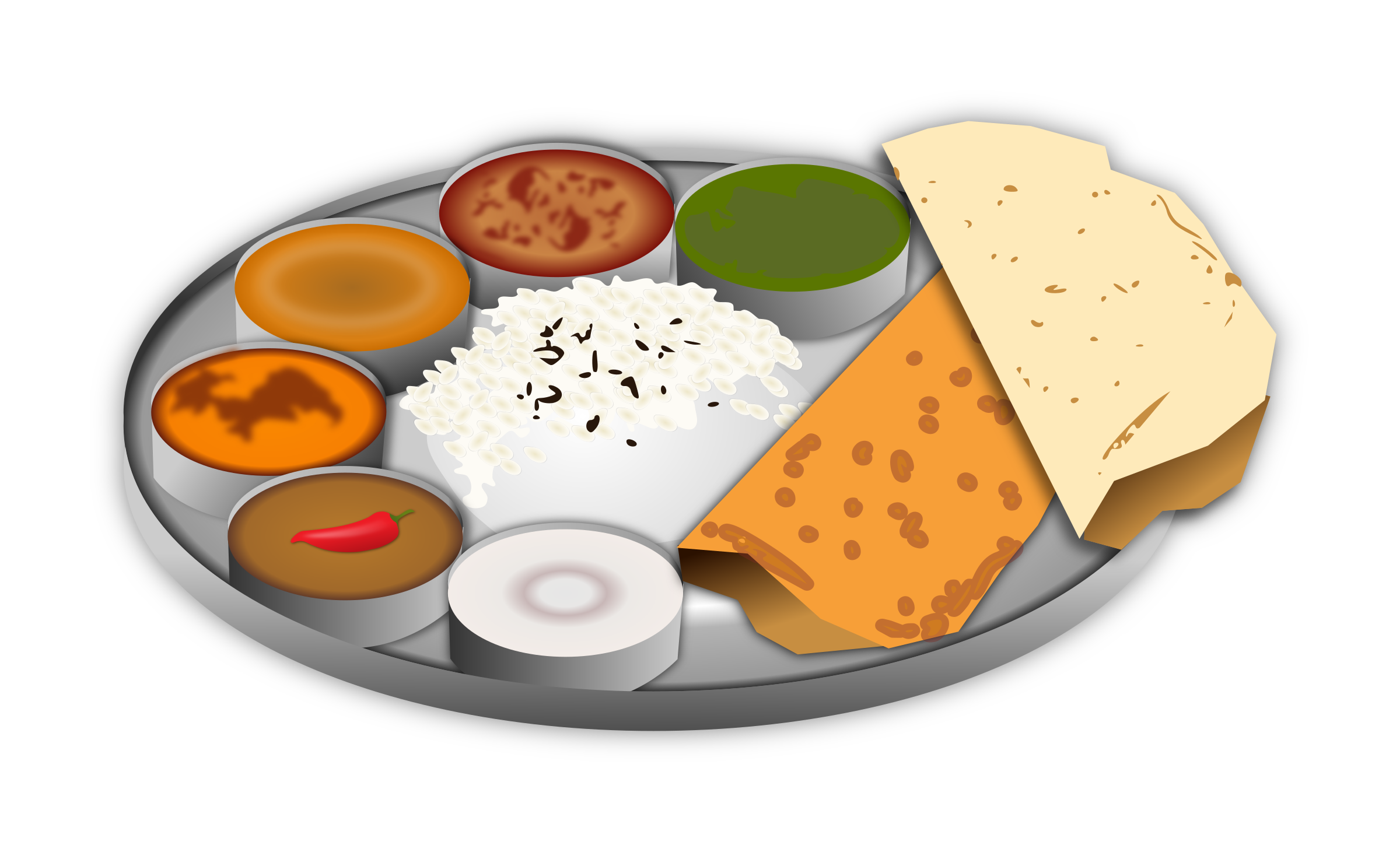 dish clipart lunch plate