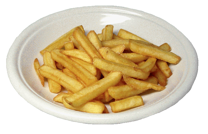 French clip art . Fries clipart deep fried