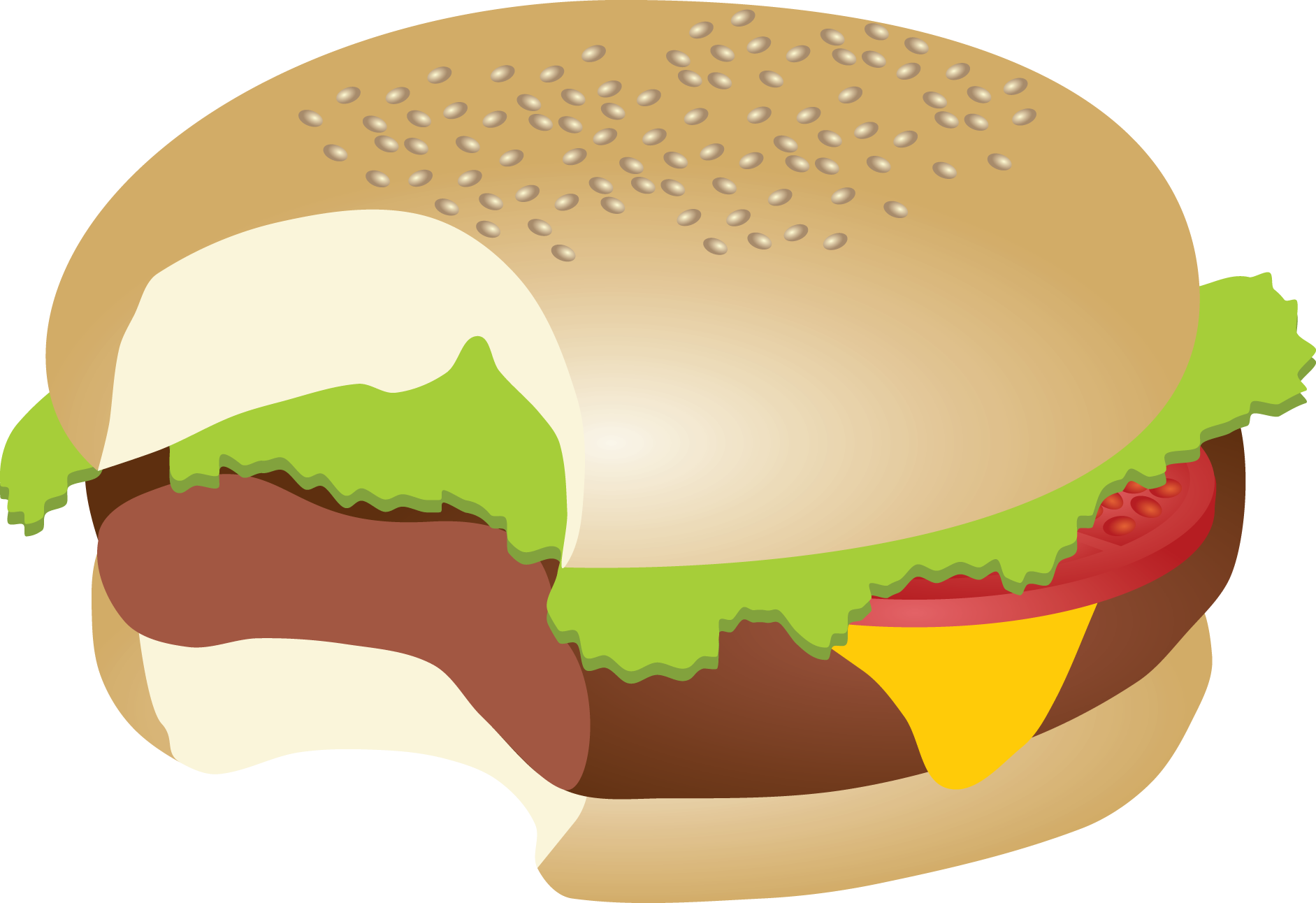 Clipart food hamburger. Cheeseburger fast veggie burger