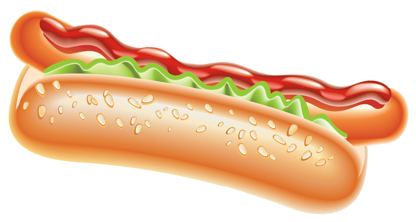 hotdog clipart happy