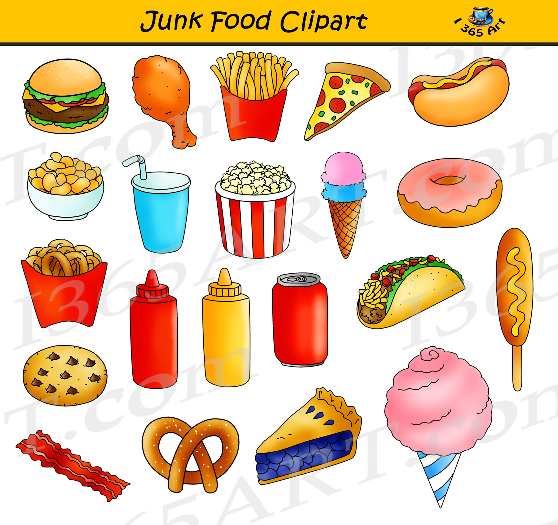 clipart food junk food