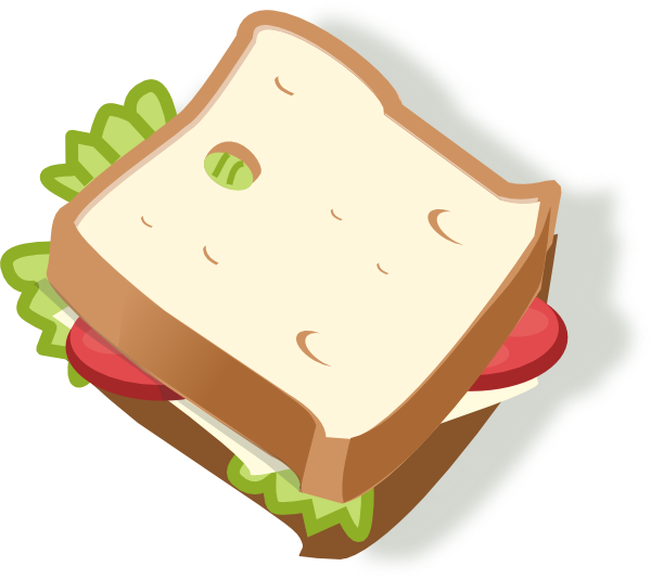 Square clipart toast. Lunch buddies the school