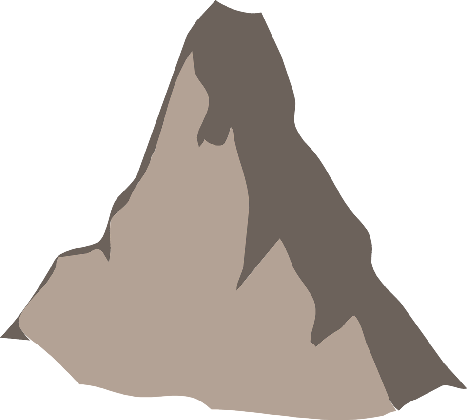 Matterhorn free stock photo. Mountain clipart simple