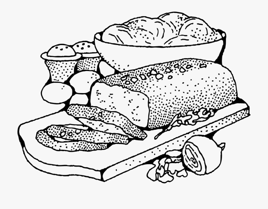 clipart food outline