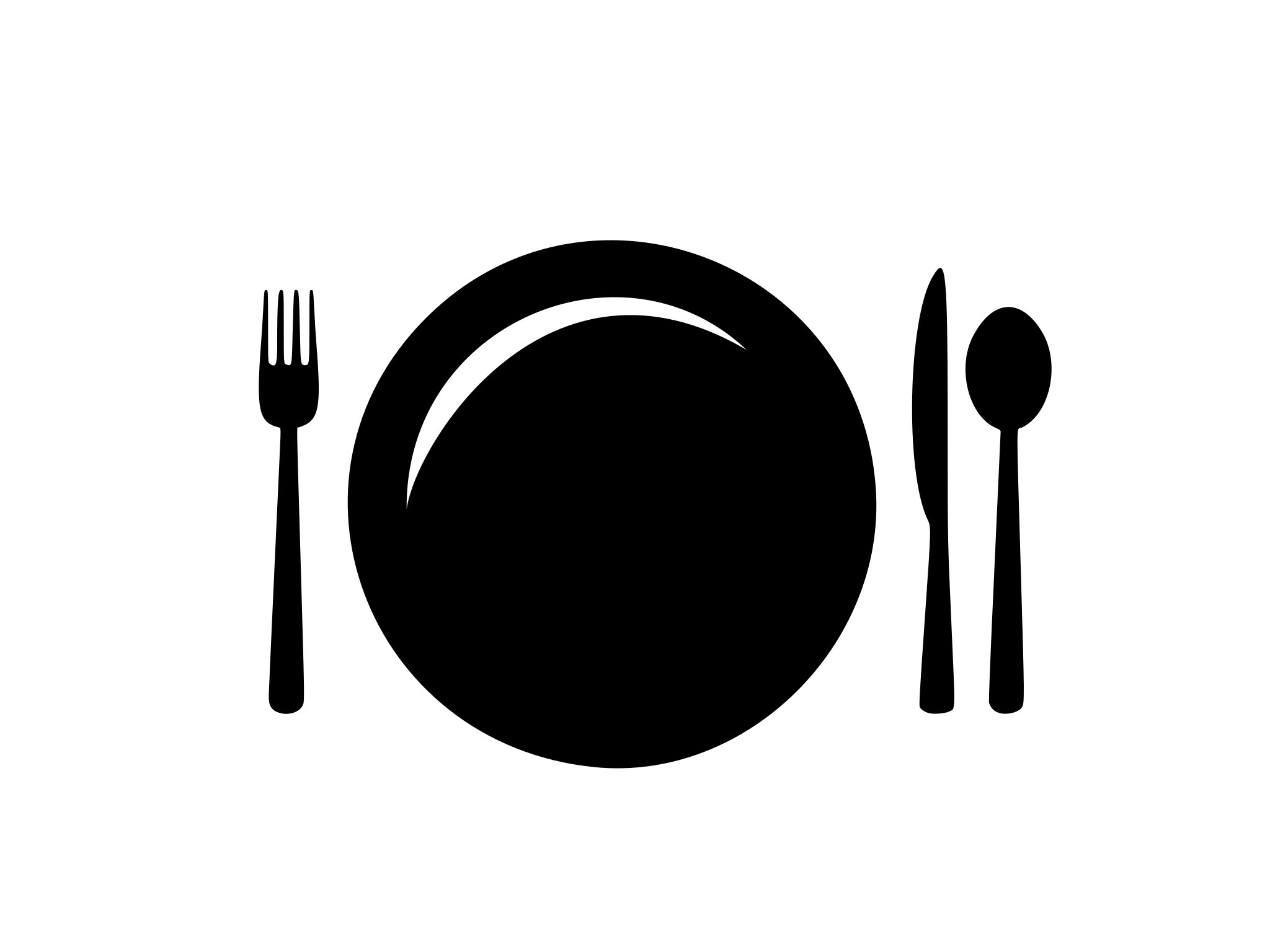 silhouette clipart food