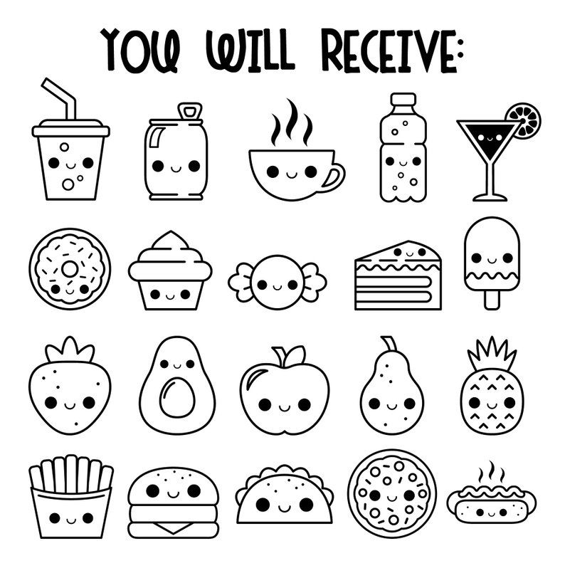 food clipart simple