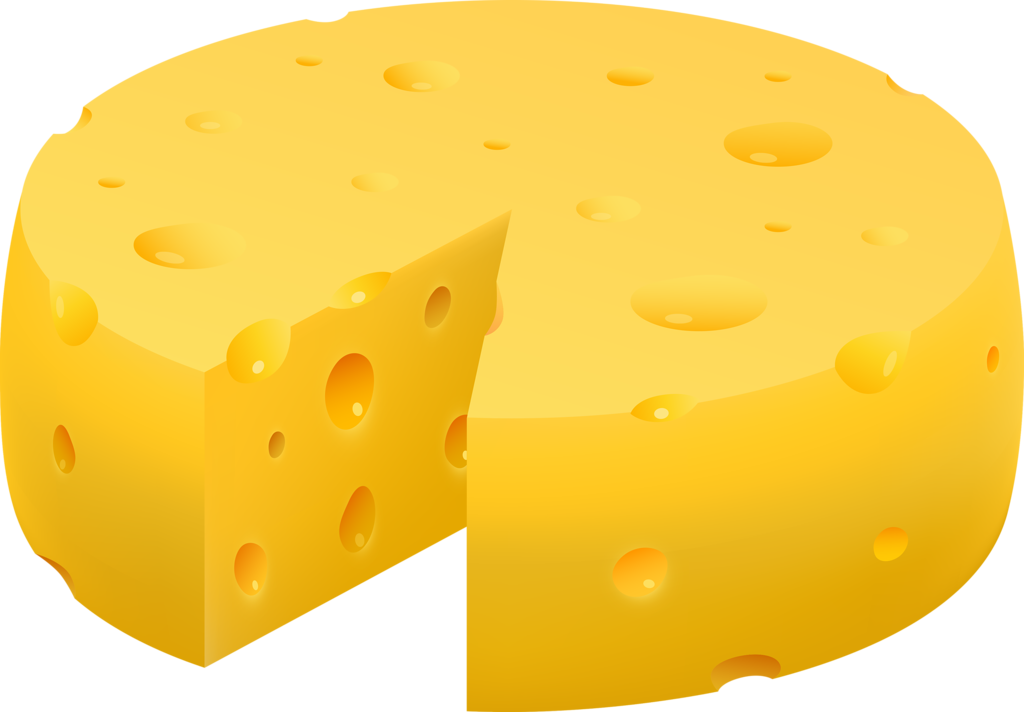 dairy clipart round cheese