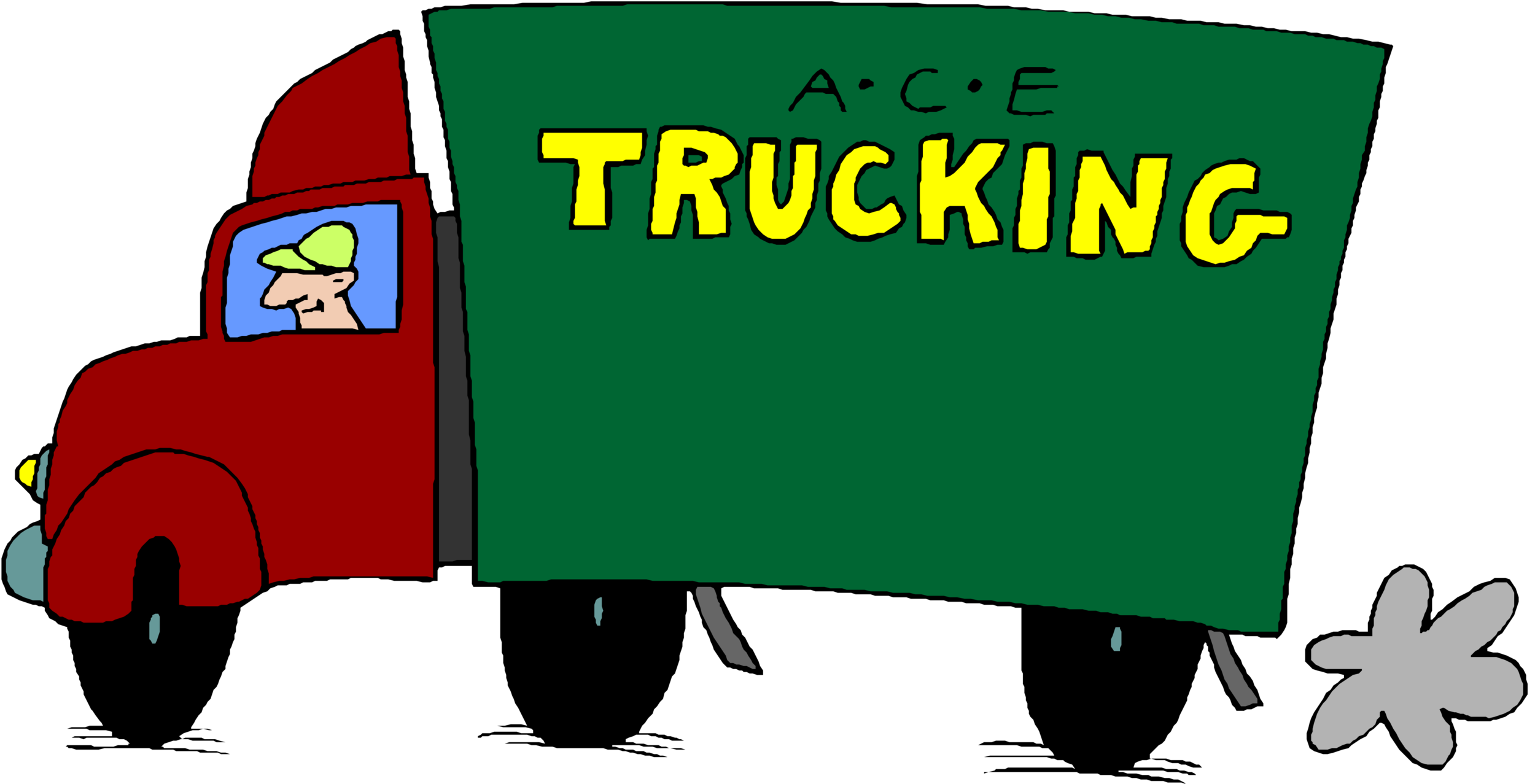  collection of truck. Driver clipart cab driver