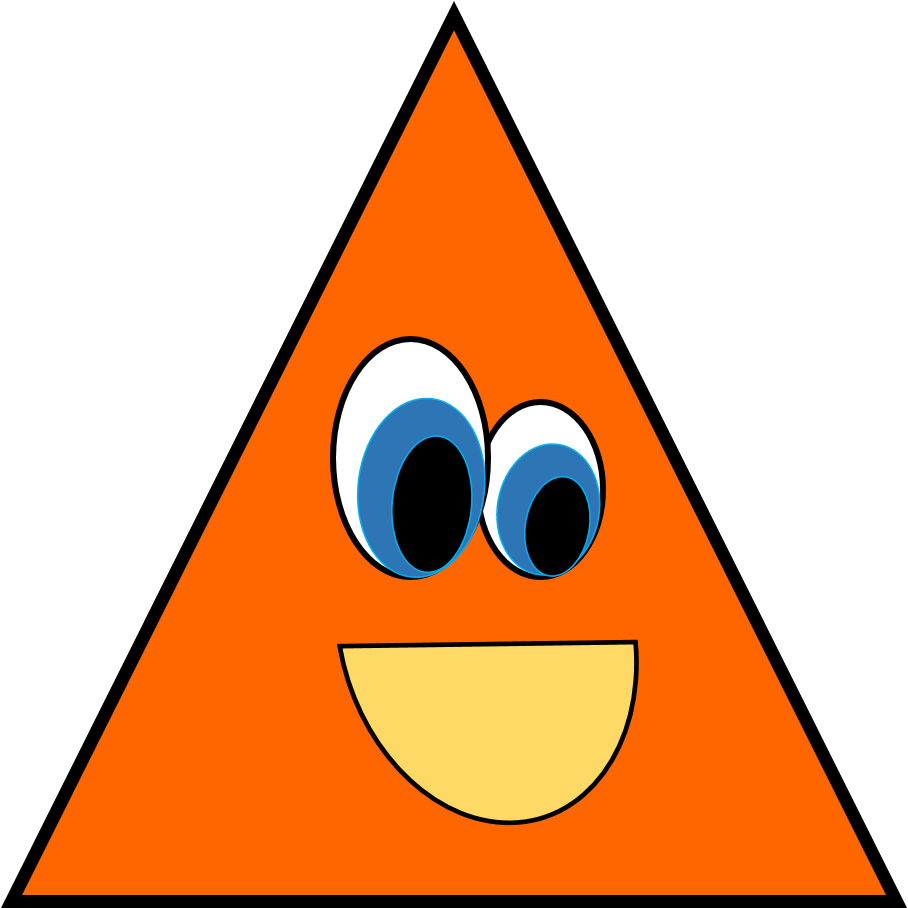 Free creationz triangle. Shapes clipart cartoon