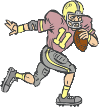 Free gifs animations . Football clipart animated