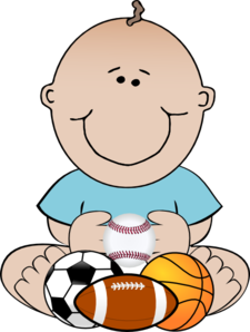 Clipart football baby. Player pencil and in