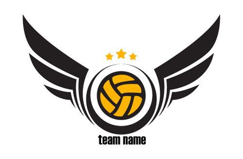 Football clipart badge. Soccer team logo virben