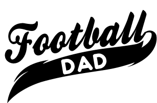 dad clipart football