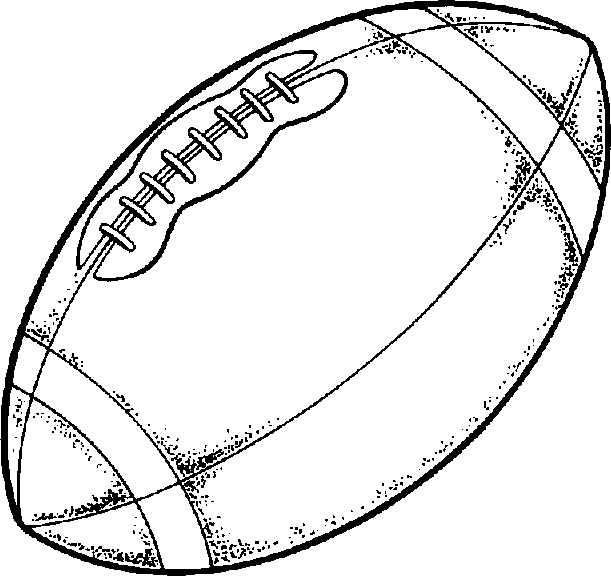 clipart football drawing