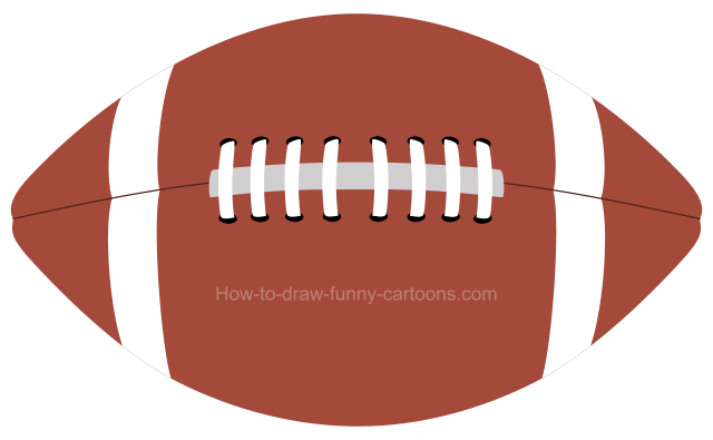 clipart football drawing