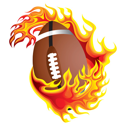 football clipart flame