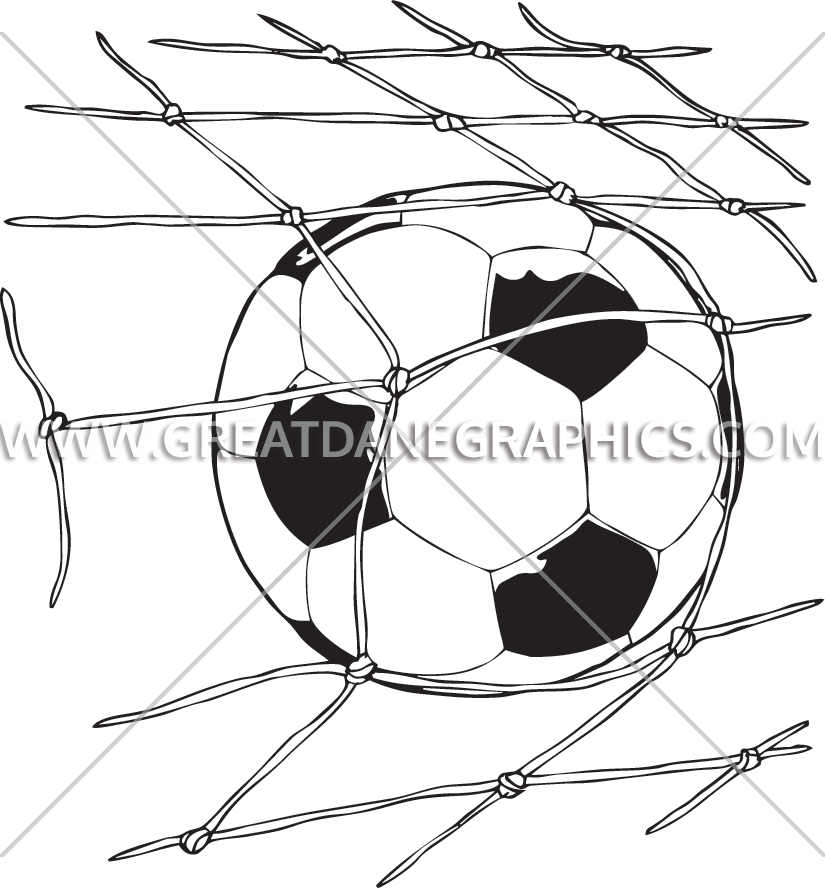 goal clipart football net