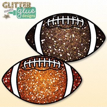 football clipart glitter