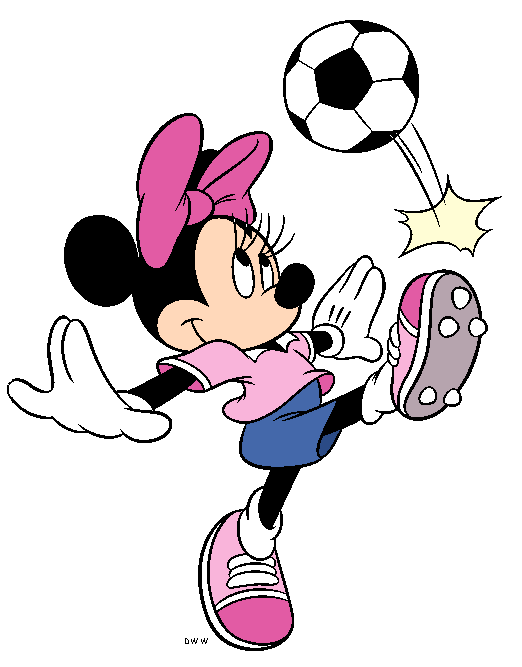 Disney soccer clip art. Dalmatian clipart minnie mouse