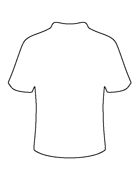 Shirt clipart printable.  collection of blank