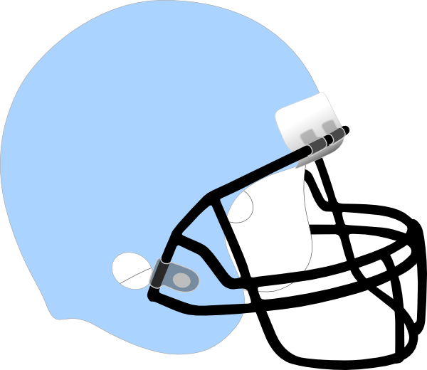 Helmet blue clip art. Clipart football light