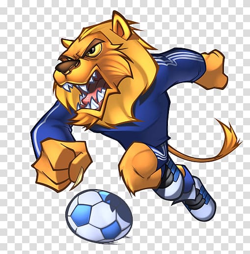 lion clipart soccer