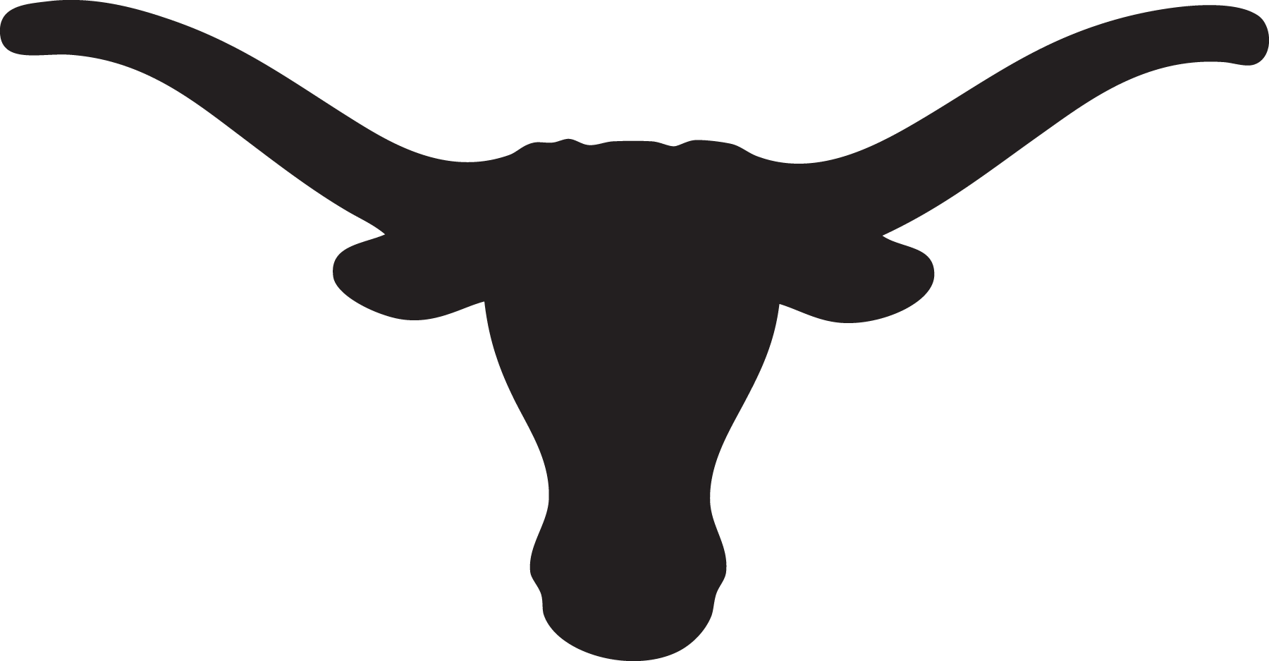 Texas longhorn logo clip. Flour clipart outline