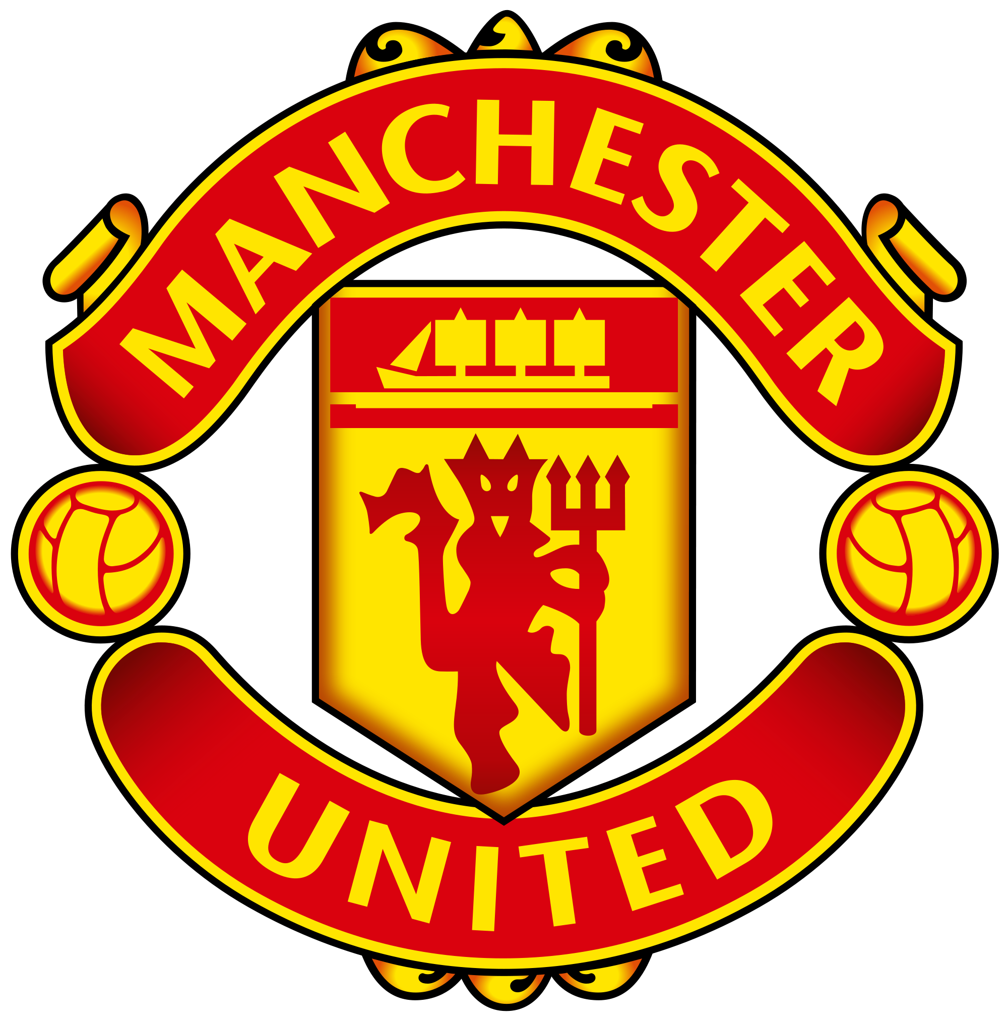 Manchester united club . Logo clipart football