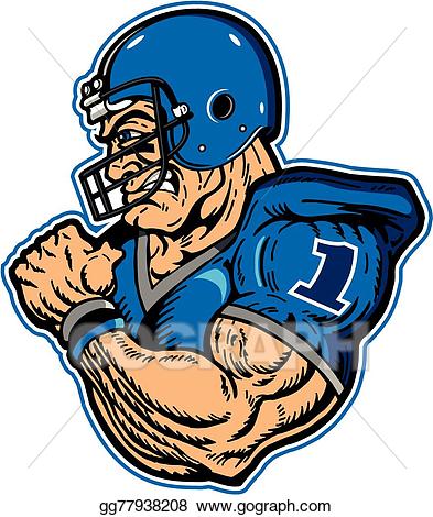 clipart football muscle