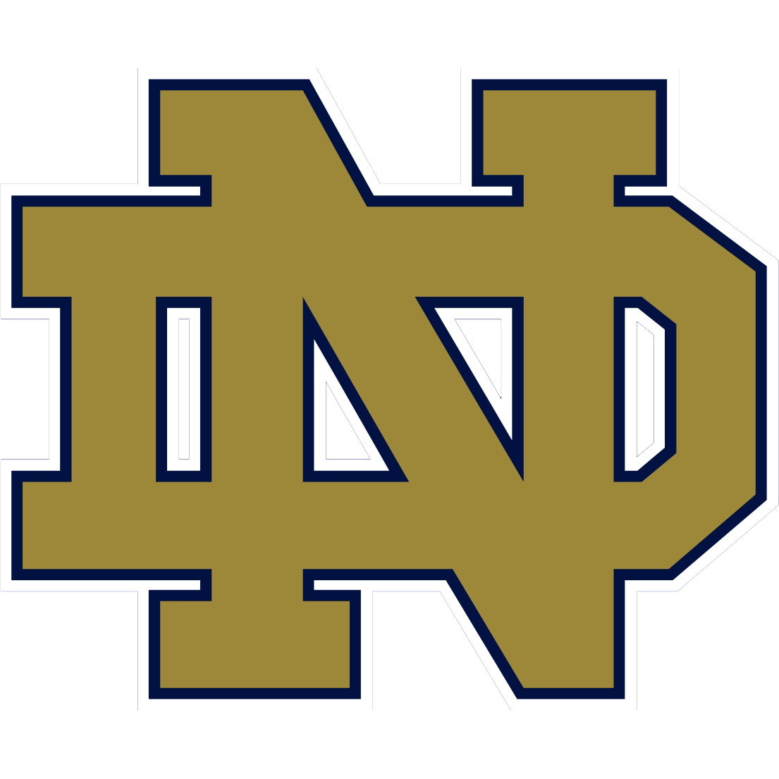 clipart football notre dame