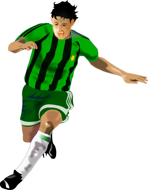clipart football person