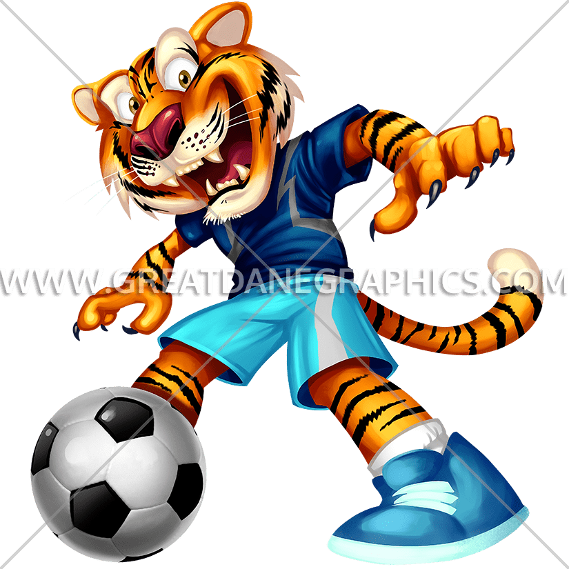 clipart football tiger