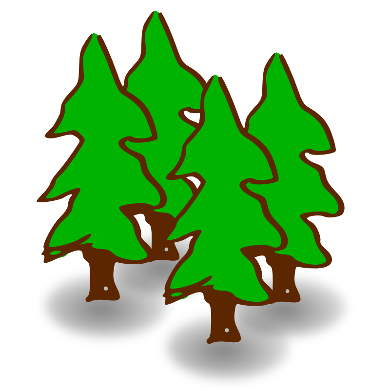 forest clipart dense forest