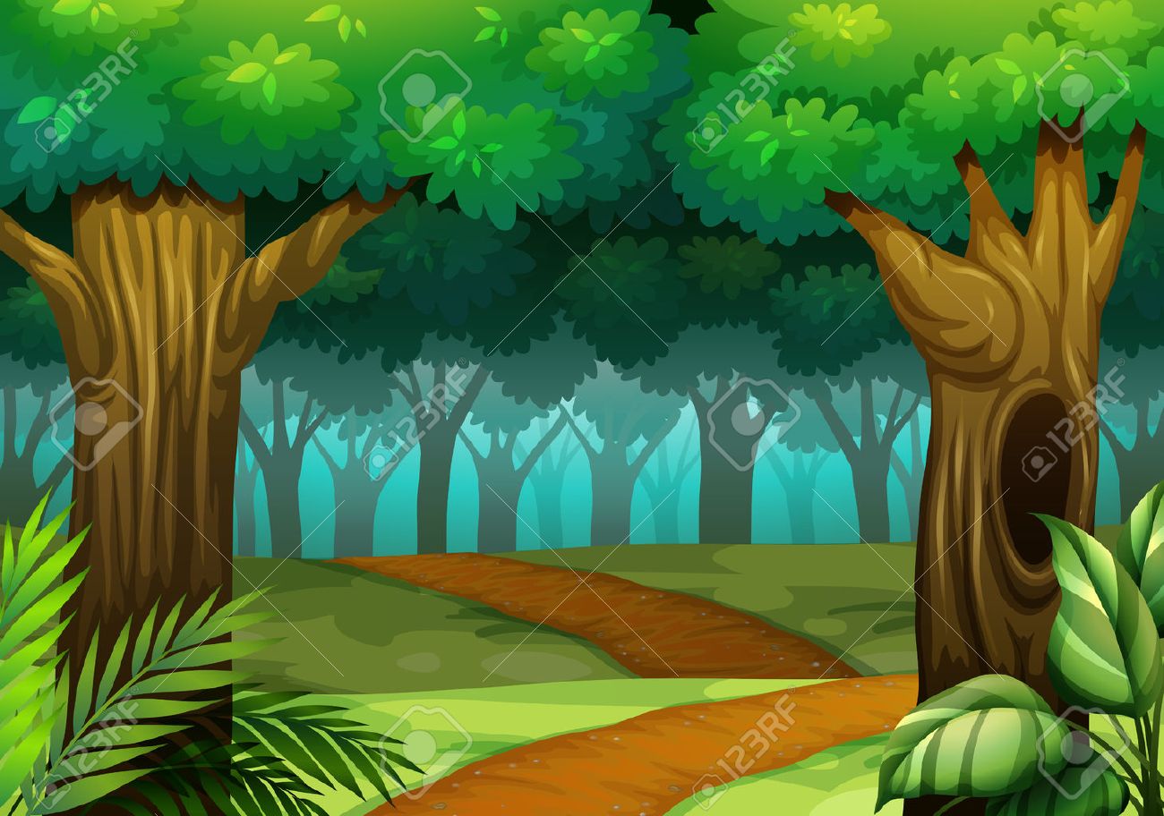 Clipart forest bosque. Free cave el download