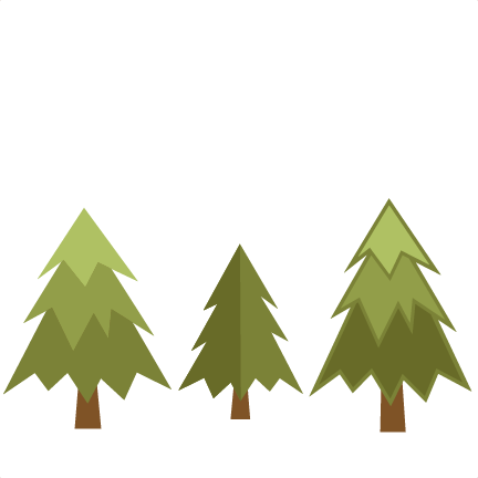 clipart forest camping