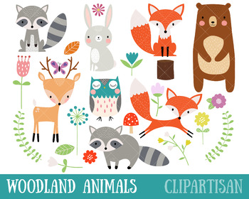 clipart forest cute