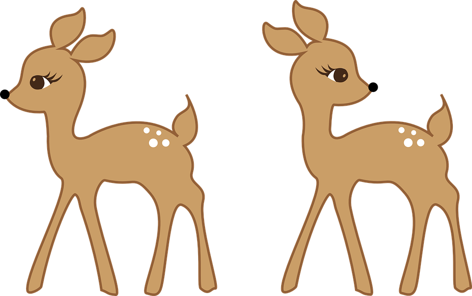 clipart forest deer