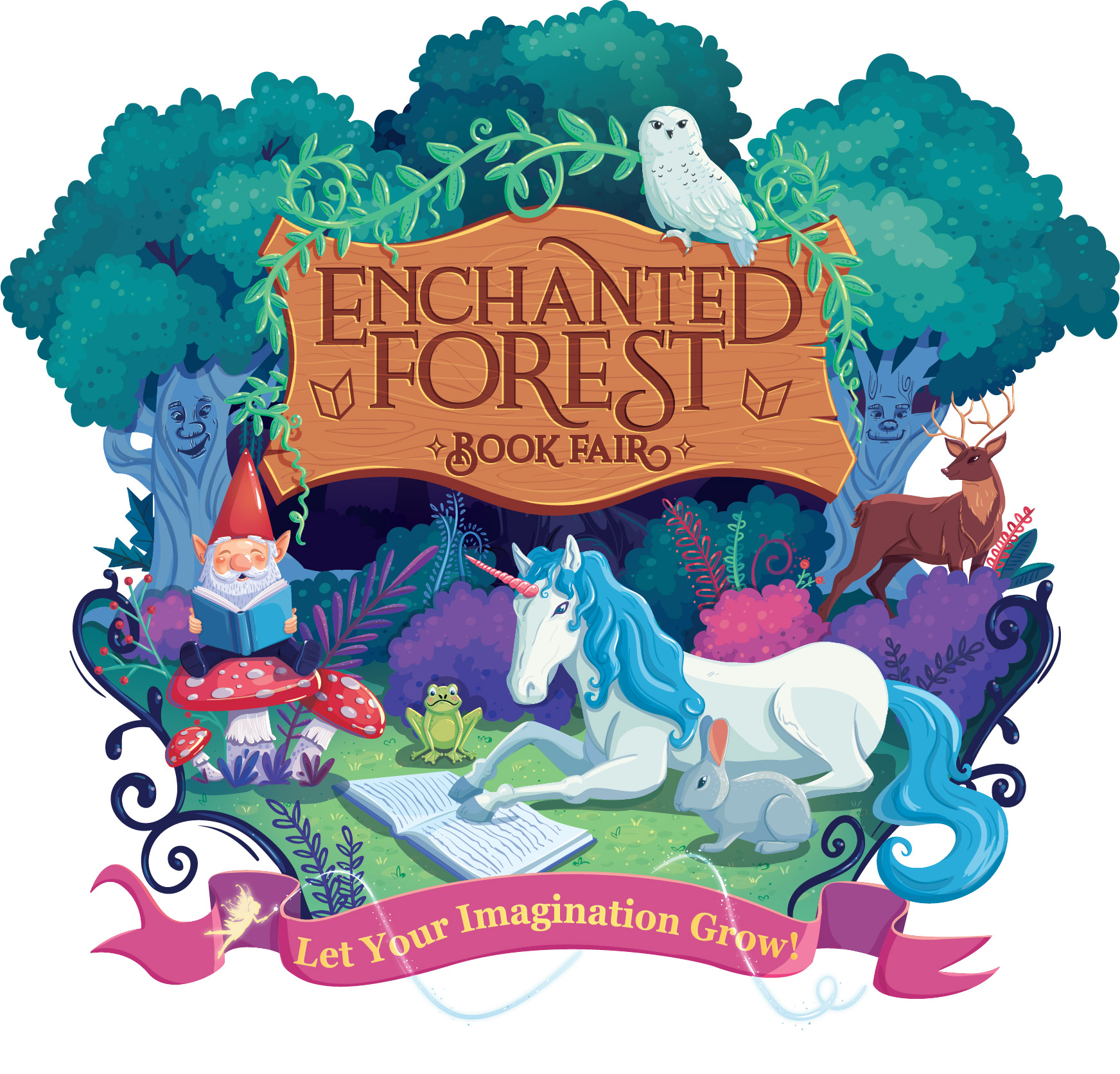 forest clipart fairytale forest
