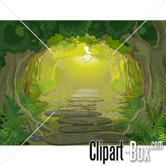 Panda free images . Clipart forest forest path