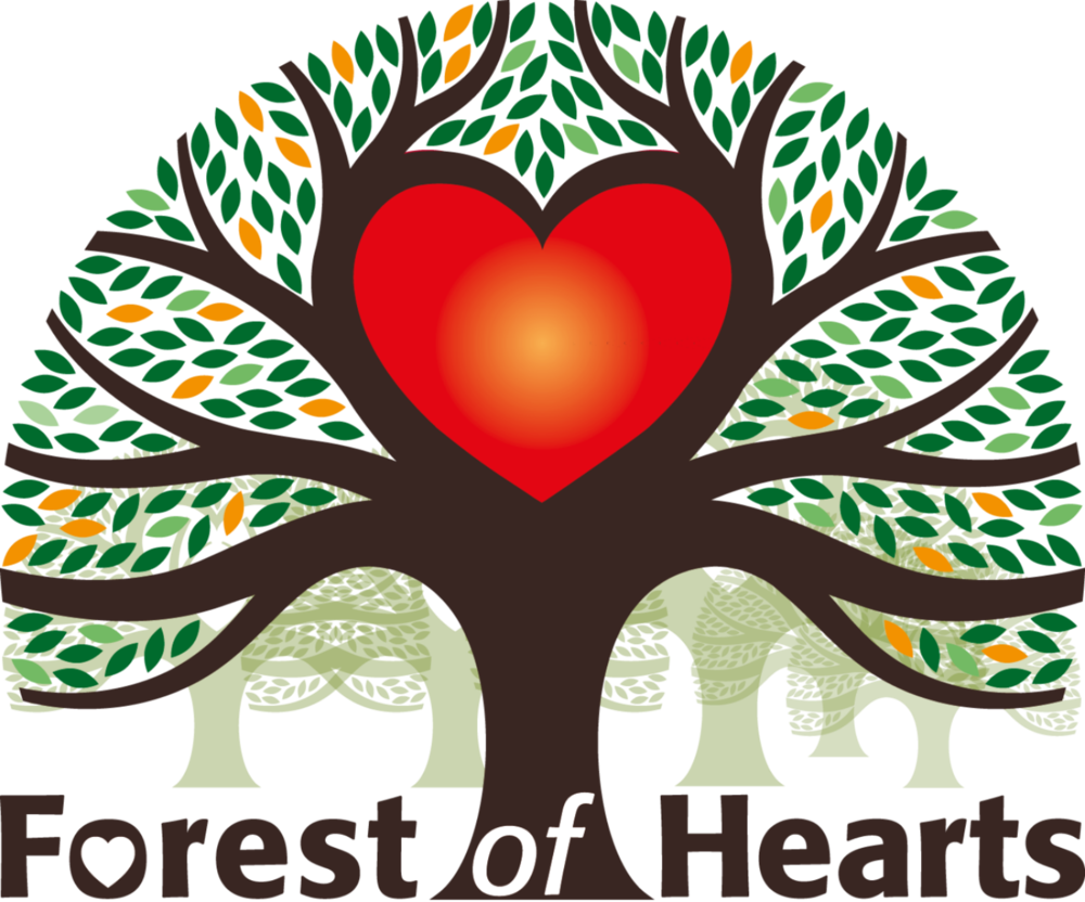 Of hearts . Clipart forest forest path