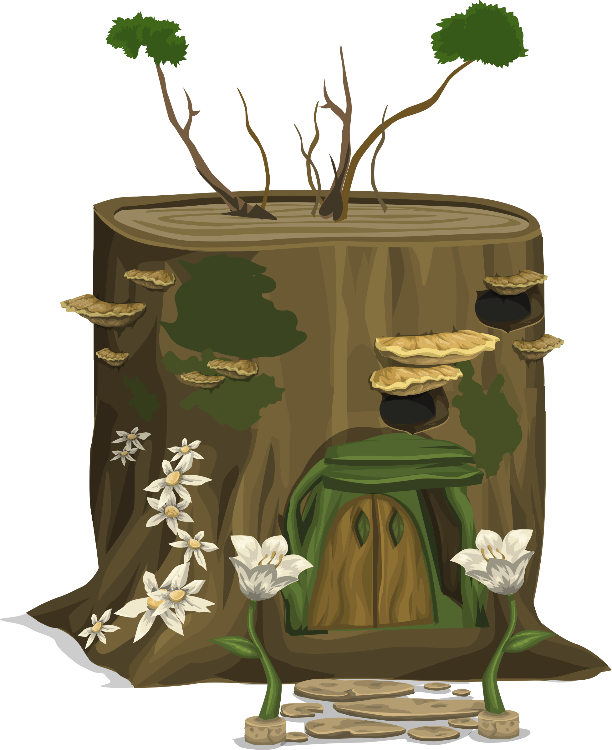 forest clipart house