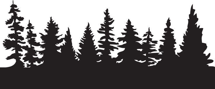 forest clipart outline